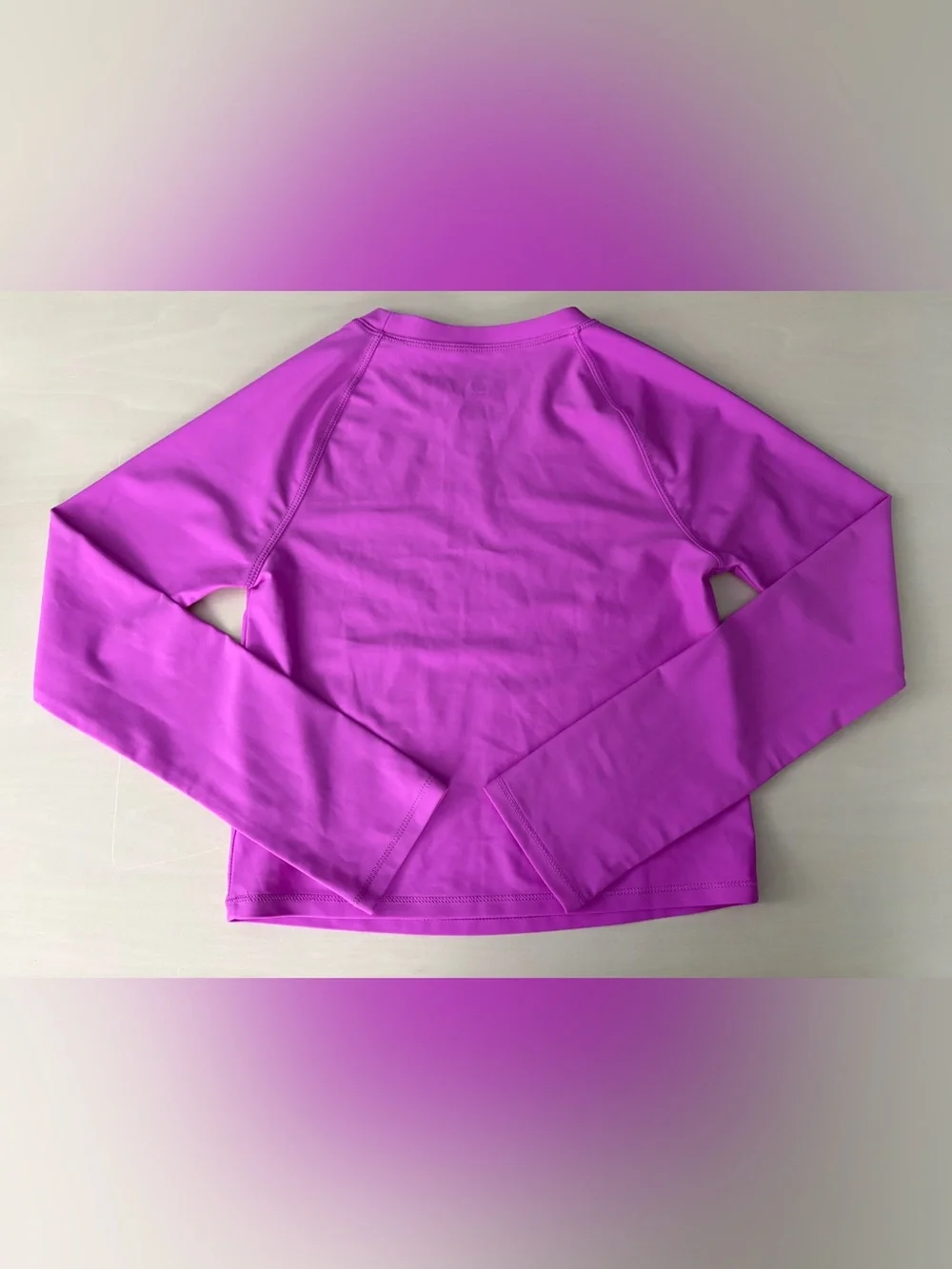 Gap Kids Girls Magenta Long Sleeve Rash Guard Size Medium